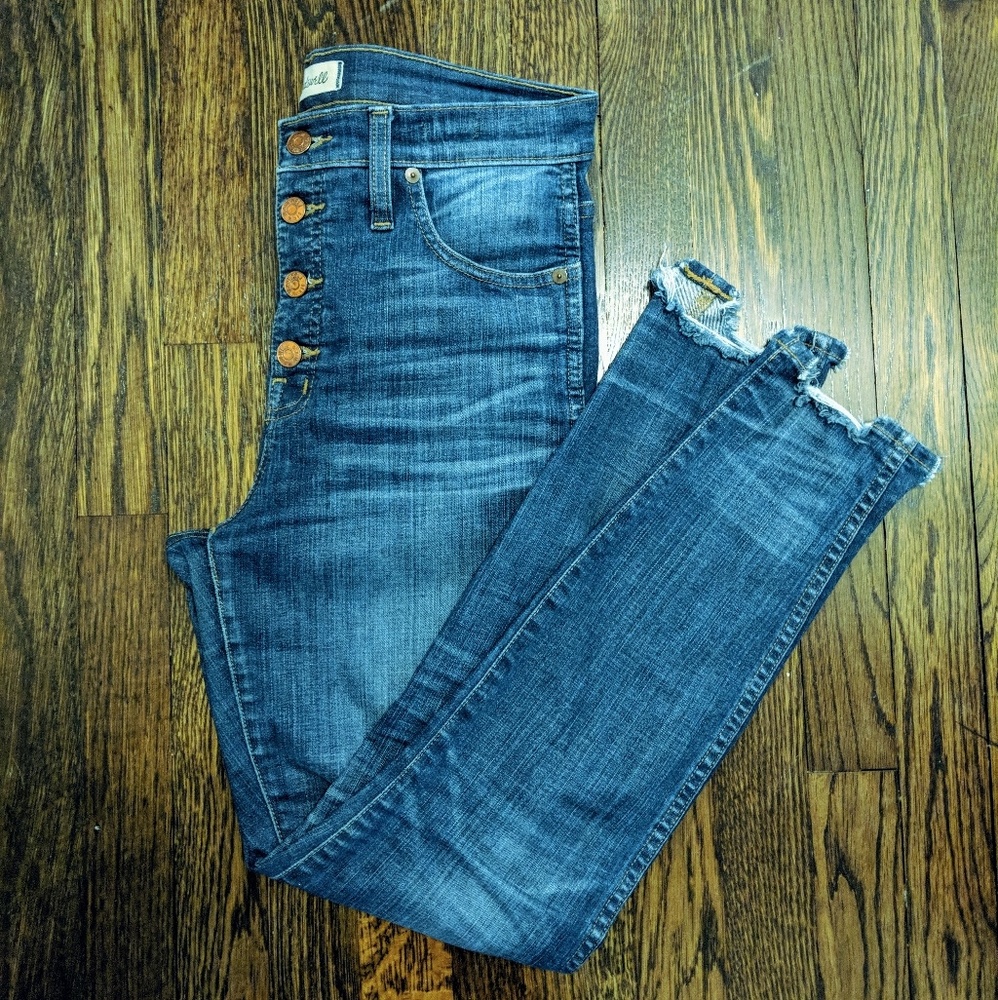 Madewell Button Fly Jeans Copeland Wash